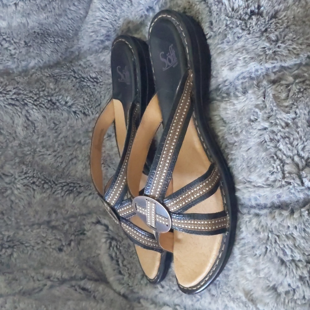 Women's Sofft Sandals sz 9 1/2W - Picture 2 of 5